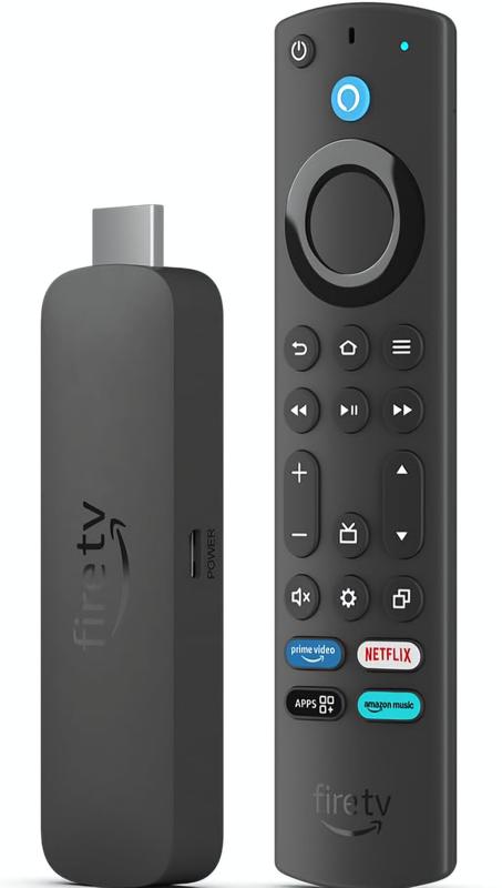 Amazon Fire TV Stick 4K Max 2ª Geração 16GB, WiFi 6E Sistema Fire